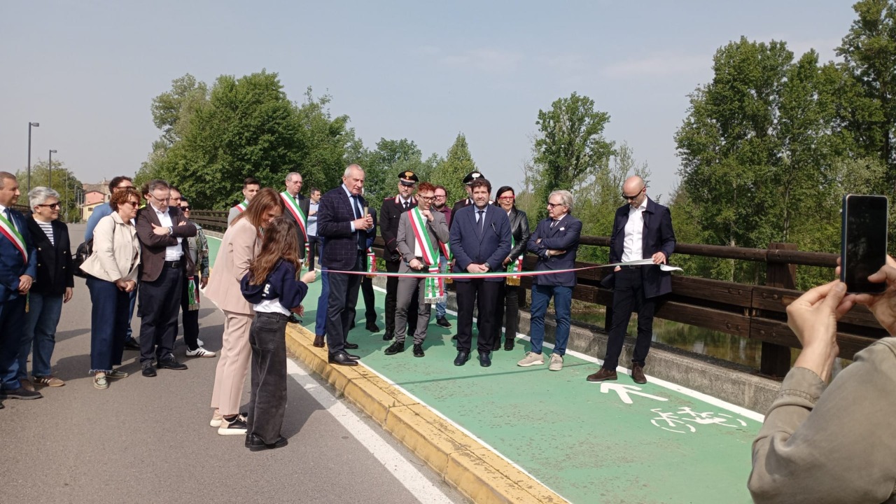 Inaugurati nuovi tratti della Greenway dell’Oglio a Calcio e Pumenengo