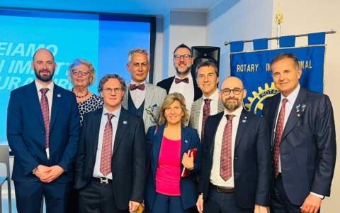Iva Conti Schivardi assume la presidenza del Rotary Club Romano, Mirko Rossi assistente distrettuale
